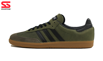 Adidas Samba OG Base Green Black 2024 (IE9163) Men display picture 1