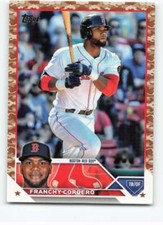 2023 Topps Camo #42 Franchy Cordero NM-MT /25 Red Sox  
