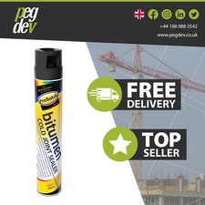 PROSOLVE BITUMEN COLD JOINT SEALER SPRAY 750ML Roof Adhesive Tarmac Gutter Seal