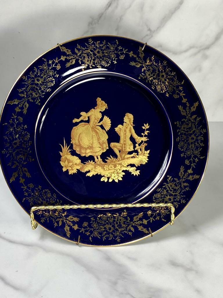 Limoges Castel France 22K Gold Plate Curtsying Couple | eBay Limoges Castel France 22K Gold Plate Curtsying Couple | eBay