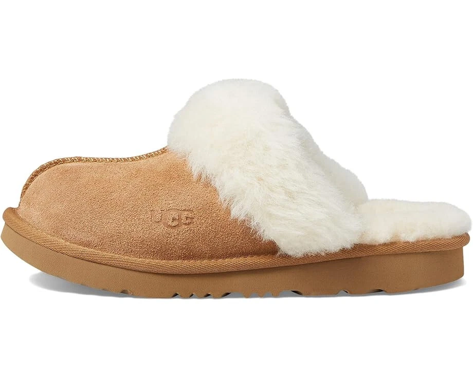 UGG Cozy II Slipper Big Kids Suede Upper 1019065K Chestnut 100% Authentic New - Image 2 of 4
