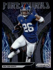 2021 Prizm - Fireworks Saquon Barkley #F-1
