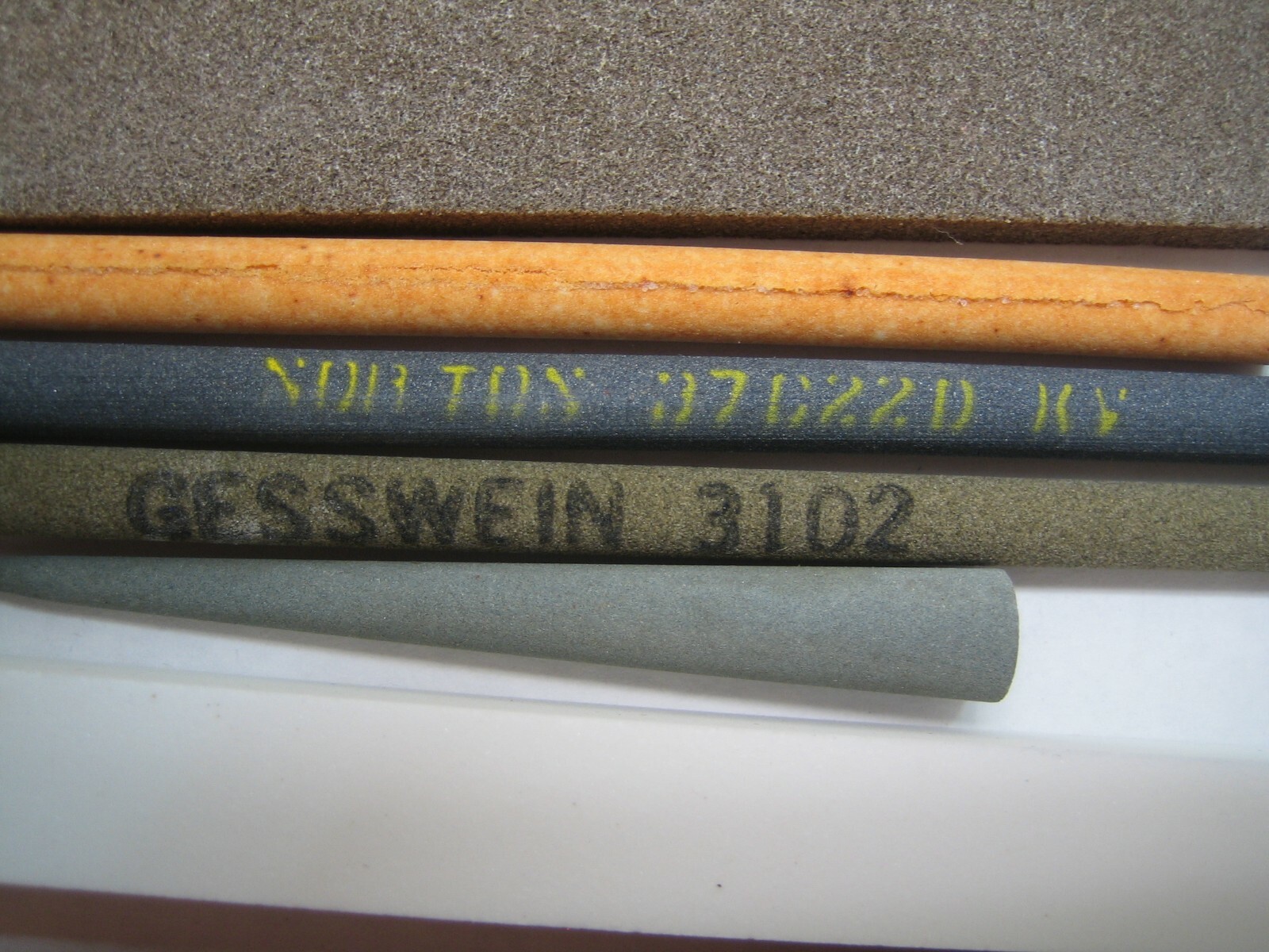 Norton India & others Machinist Stone Lot sixteen Shapes Toolmaker