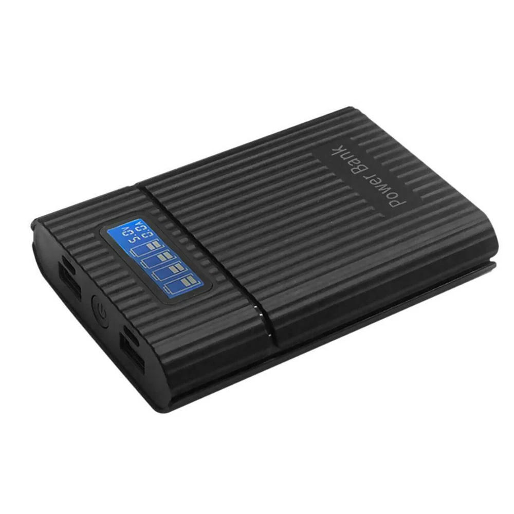 Power Bank Case Kit 4x18650 Battery Charger DIY Box 2x USB For Mobile Phone Power Bank Case Kit 4x18650 Battery Charger DIY Box 2x USB For Mobile Phone