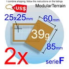 1x MDF Movement Tray 2x3 3x2 (F 0mm) 25mm Square Base Warhammer 40k Wargames