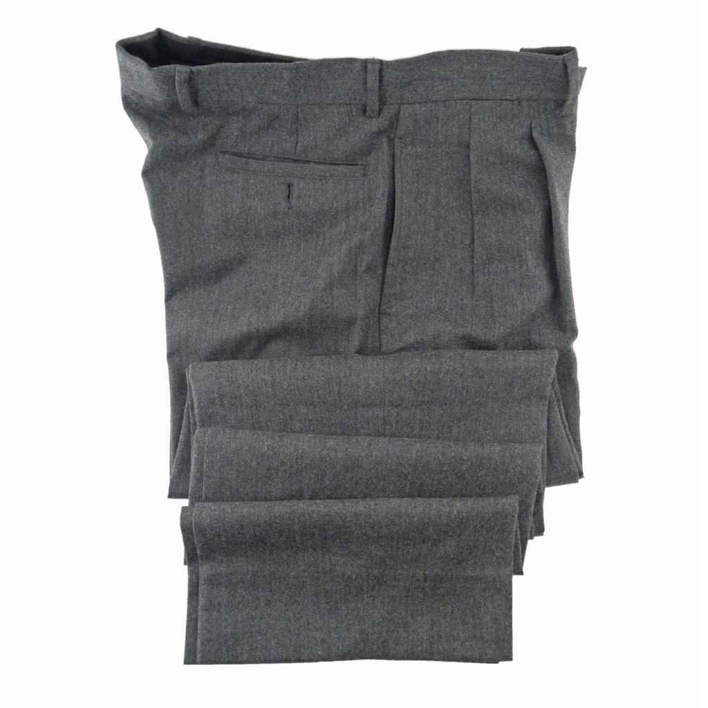 EMPORIO ARMANI Dress Pants Dark Gray Wool Warm 33 x 31 ITALY Mens