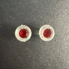 Vintage Mattel Loving You Barbie Superstar Era Doll Red Earrings Jewelry