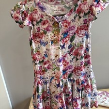 Posh Peanut Bamboo Bodysuit Twirl Dress Size 18-24M