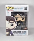 Funko Pop Games Dishonored 2 UNMASKED CORVO #125 GameStop Exclusive 2016 NIB