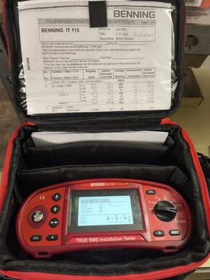 Benning It 115 Installationstester, VDE-Norm 0100, 0105