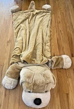 FAO Schwarz Toys R Us Large 55" Plush Patrick The Puppy Sleeping Bag