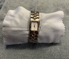 Bulova Women  s Rectangular Dress Watch Silver Tone Stainless Bracelet Quartz