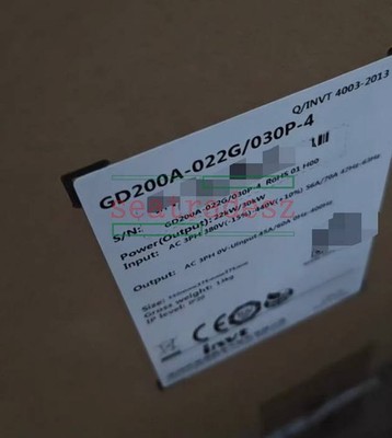 One INVT Inverter GD200A-022G/030P-4 22KW New