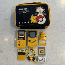 Nintendo Gameboy Color Japanese Pokemon Pikachu Complete Collection