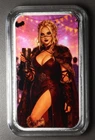 Bullion Baddies Norse Gods Freya Fantasy 1 oz .999 Fine Silver Bar /300 nice