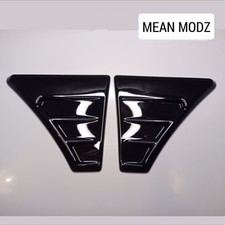 Universal Black Plain Side Fenders/Wing/Vents to fit Focus ST/RS Turbo  UK MADE