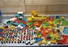 Huge Vintage Fisher-Price Little People Lot 100 + Figures Airplane Bus Misc👀