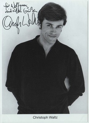 Autogramm Autograph CHRISTOPH WALTZ - original signiert!