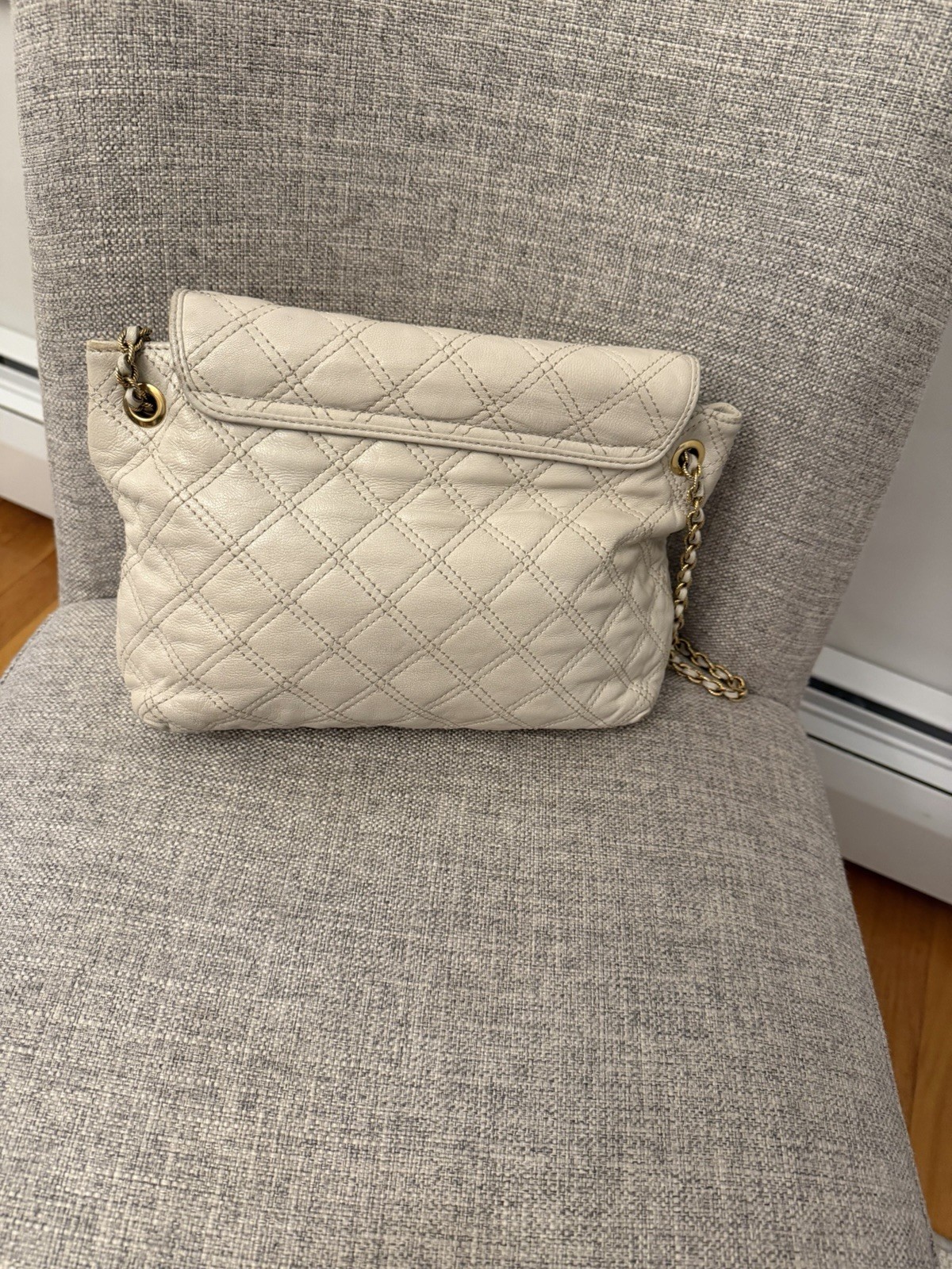 Marc Jacobs Baroque Quilted Flap Bag Gray image 2