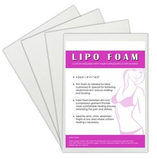 4 Pack Lipo Foam Post-surgical Ab Board Flattening Abdominal Compression Boar...