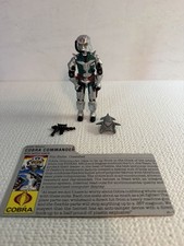 1987 Cobra Commander Battle Armor Complete w/ File Card GI Joe Figure