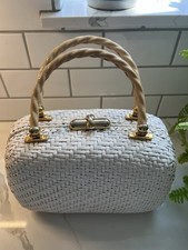 Koret vintage wicker handbag made in Italy
