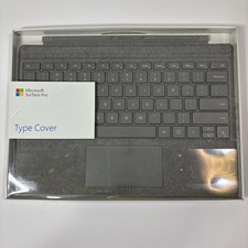 Microsoft Surface Pro Keyboard Type Cover 1725 Gray Used Condition With Box