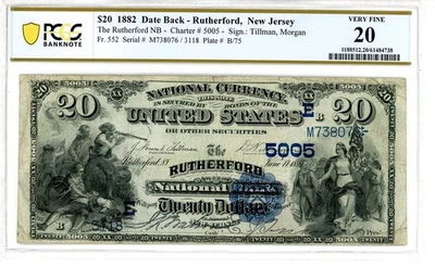 Circulated Grade 20 $20 US National Banknotes for sale | eBay