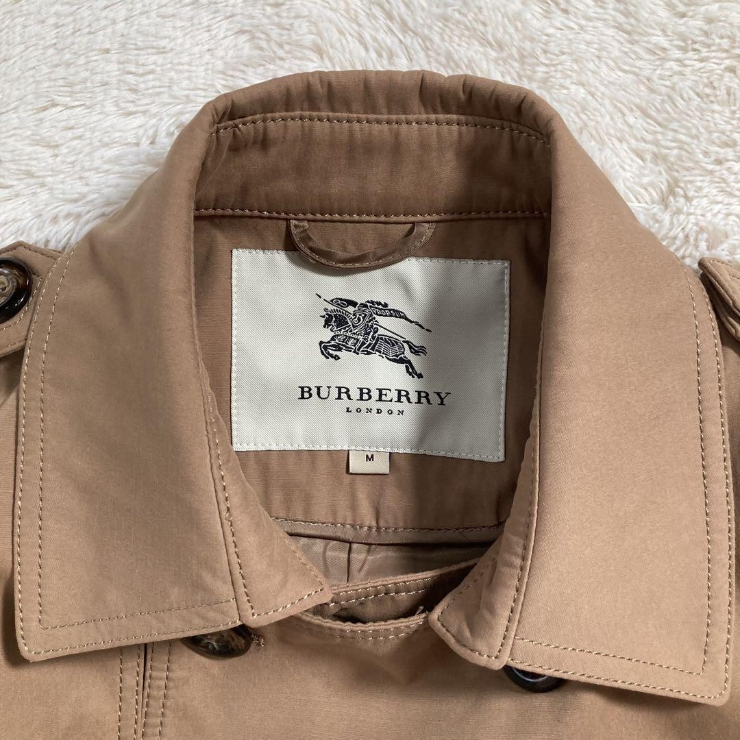 Men's mid-length brown Burberry London trench coat in good condition thumbnail 7