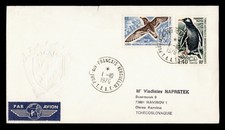 DR WHO 1976 FRENCH ANTARCTIC FSAT PORT AUX FRANCAIS TO CZECHOSLOVAKIA M64629