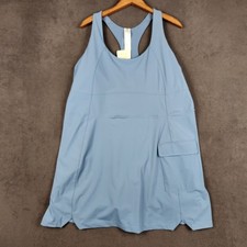Fabletics One Cargo Dress Womens 2X Elemental Blue Lined Racerback Activewear