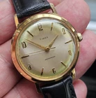 Lovely Timex Marlin Mens Vintage Watch Hand-Wind Patina Dial Runs Not Serviced