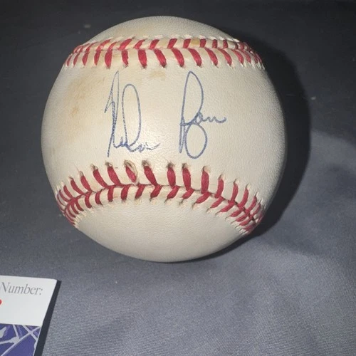 Nolan Ryan Signed American League Baseball JSA COA RANGERS ASTROS ANGELS