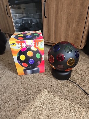 Lite F/X Rotating Big Ball of Lite Model 1929 Disco Light Up Ball Works Great 