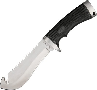 Katz Hunters Tool Fixed Knife Serrated Blade With Sawback And Guthook - K-55S