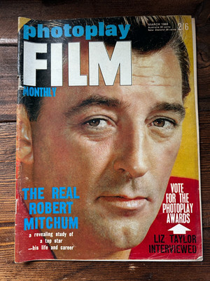Photoplay Mar 1969 Robert Mitchum Oliver Mark Lester Julie Christie Goldie Hawn