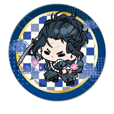 Blue Mibro Toshizo Hijikata 3way Can Badge Mocho D