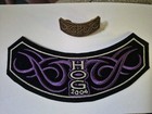 Harley Davidson Owners Group HOG 2004 Pin & Rocker Patch Set Motorcycle