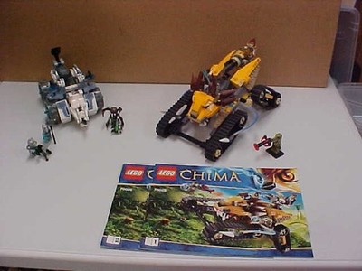 LEGO CHIMA 70005 LAVELS ROYAL FIGHTER & 70131 ROGANS ROCK FLINGER