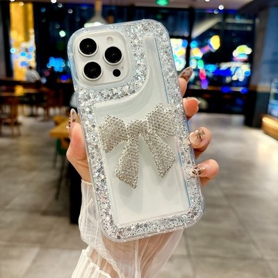 Glitter Diamond Bowknot Case Bling Cover Fashion Women Girls For Various Phone