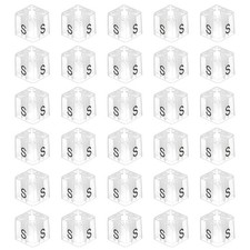 100 x Clothes Hanger Marker S Size Tag Fit 0.24 Inch Square