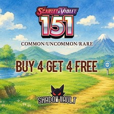 Scarlet & Violet 151 - Common/Uncommon/Rare - Picks your cards