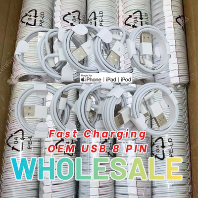 Bulk USB Charging Cable Cord 3FT 6FT For Apple iPhone 14 13 12 11 8 7 6 SE X LOT