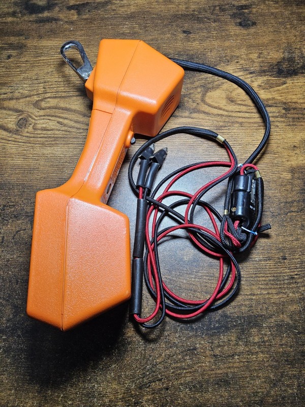 Vntg Orange HARRIS DRACON Division TS22 Lineman Butt Set Telephone Tester Used