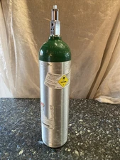 Pre-owned Medical Oxygen Cylinder Tank Size D 420 Liters  EMPTY