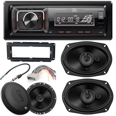 JBL Radio & Speaker Package Door Speakers Dash Kit for 2002-2005 Dodge RAM 1500