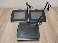 LOT OF 3 - Topaz Systems T-LBK766SE-BHSB-R Signature Pad with Stylus