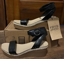 Frye and Co. Livia Size 10 M Women's Strap  Sandal Black