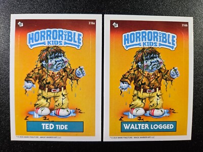 Creepshow Stephen King Ted Danson Horrorible Kids Garbage Pail Kids Spoof Card