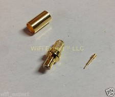 1x SMB Male 50oHm Plug crimp RG58 LMR195 RG142 RG400 Cable Straight RF connector